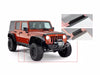 Bushwacker Trail Armor Side Rocker for '07-'18 JK Wrangler 4 Door - 2 Piece Set - Textured Black