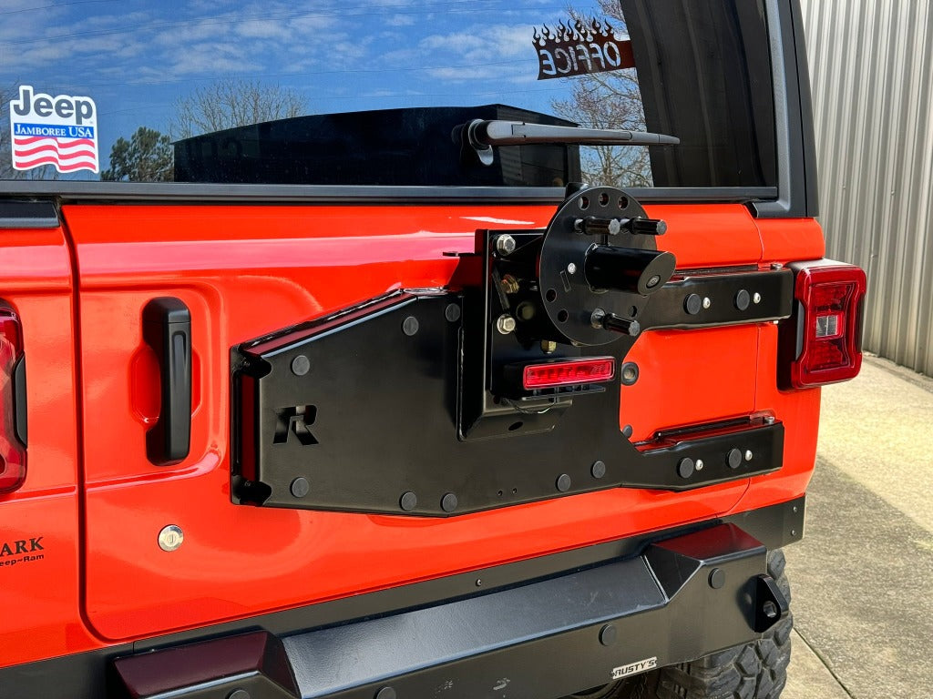 Rusty's Tire Carrier - 2018 and Later JL Wrangler – Rusty's Off-Road ...