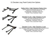 Rusty's Off Road Products - Rusty's MJ Comanche 8" Long Travel Kit